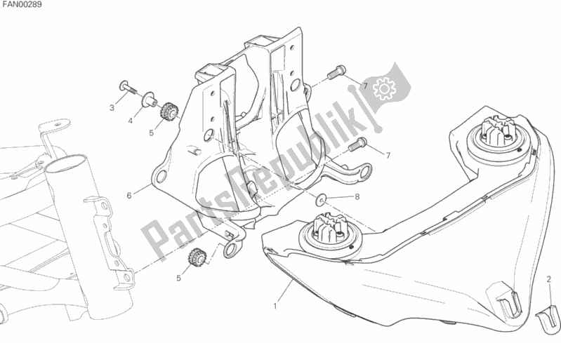 Todas las partes para Faro de Ducati Multistrada 1260 Enduro 2019